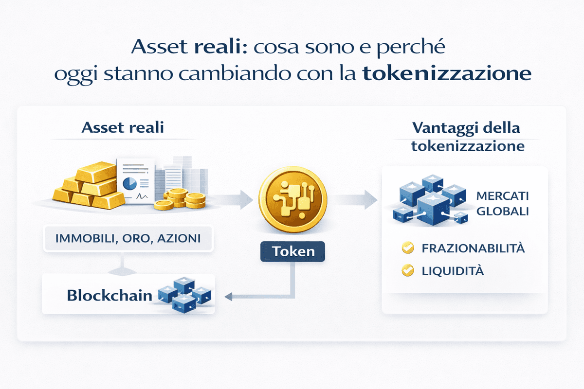 Asset reali: cosa sono e perché oggi stanno cambiando con la tokenizzazione