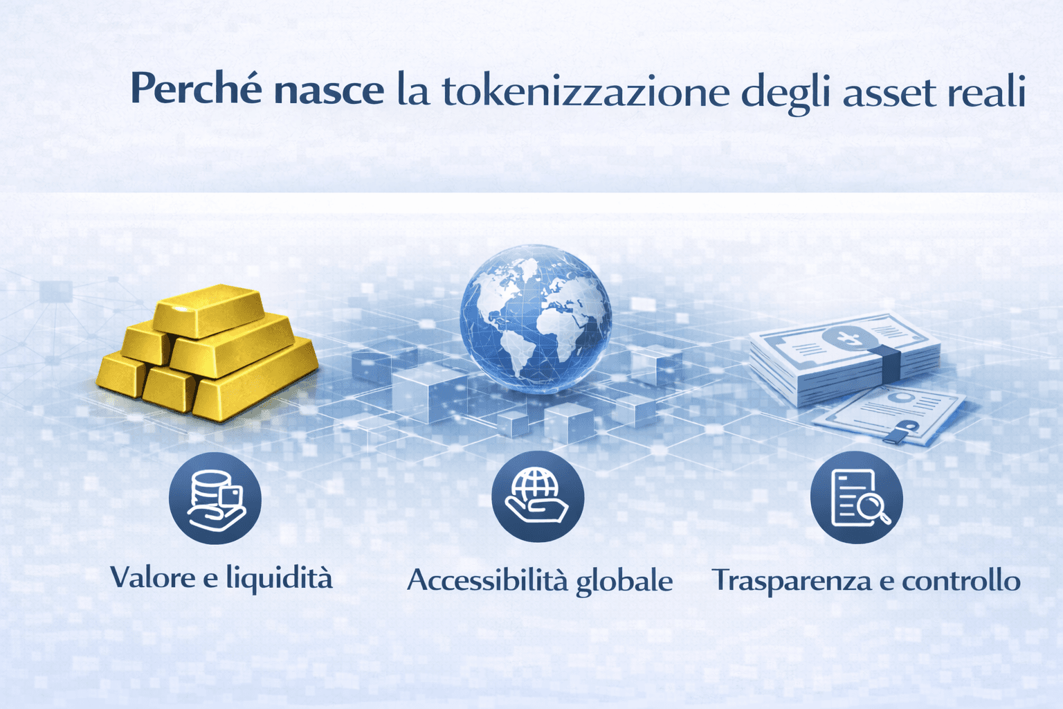 Perché nasce la tokenizzazione degli asset reali