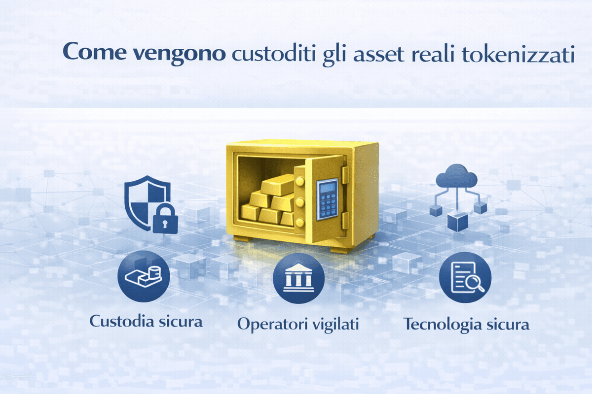Come vengono custoditi gli asset reali tokenizzati