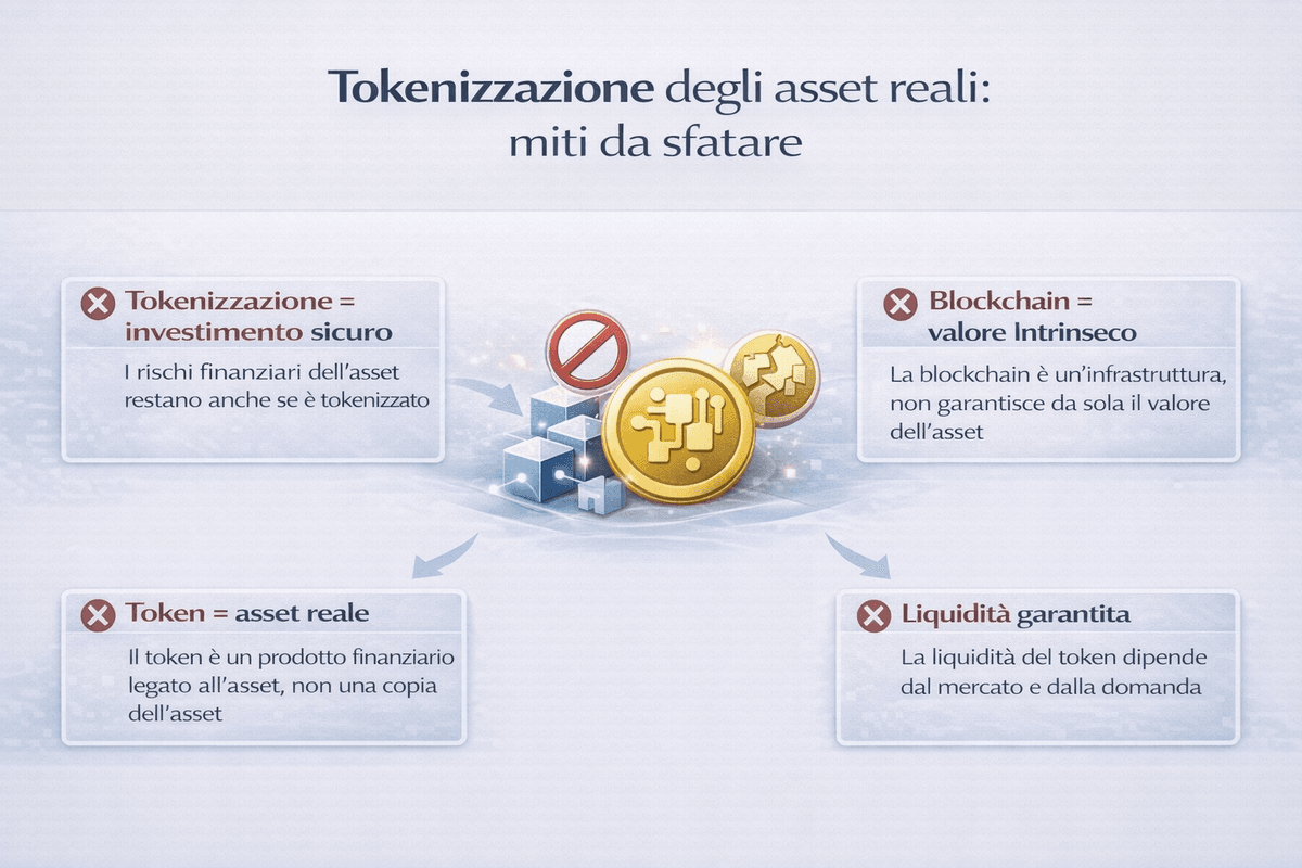 Tokenizzazione degli asset reali: miti da sfatare