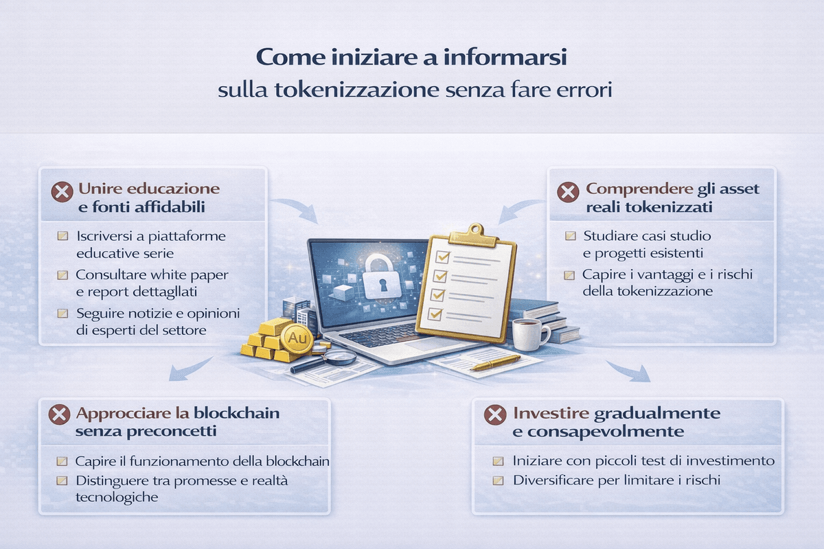 Come iniziare a informarsi sulla tokenizzazione senza fare errori