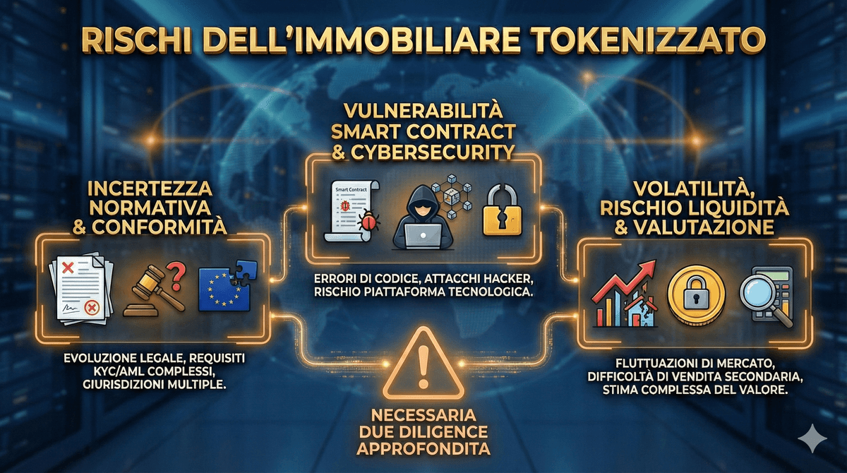 Quali sono i rischi dell’immobiliare tokenizzato