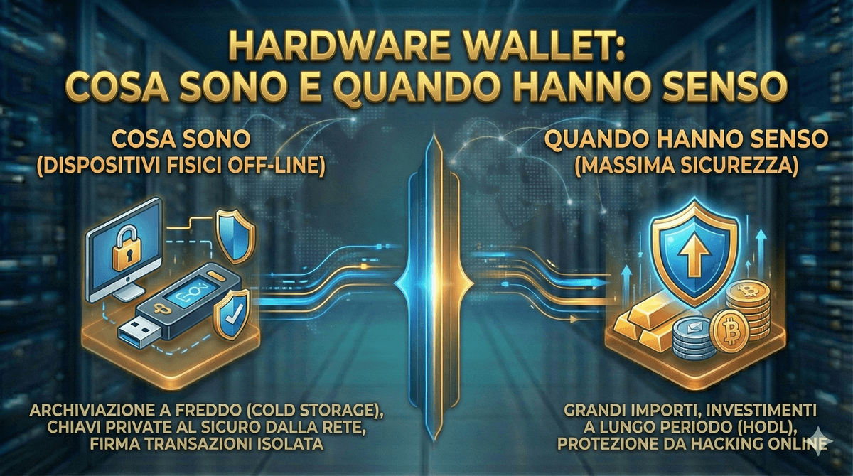 Hardware wallet e asset reali tokenizzati: cosa sono e quando hanno senso