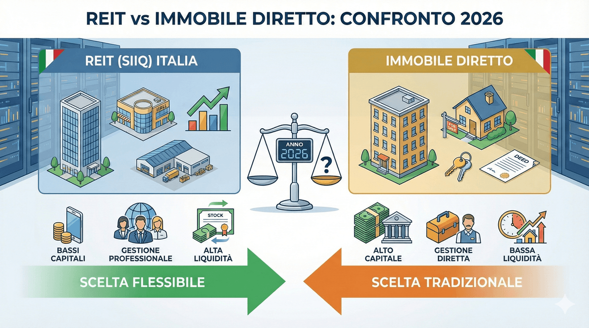 REIT o immobile diretto: cosa conviene davvero nel 2026?