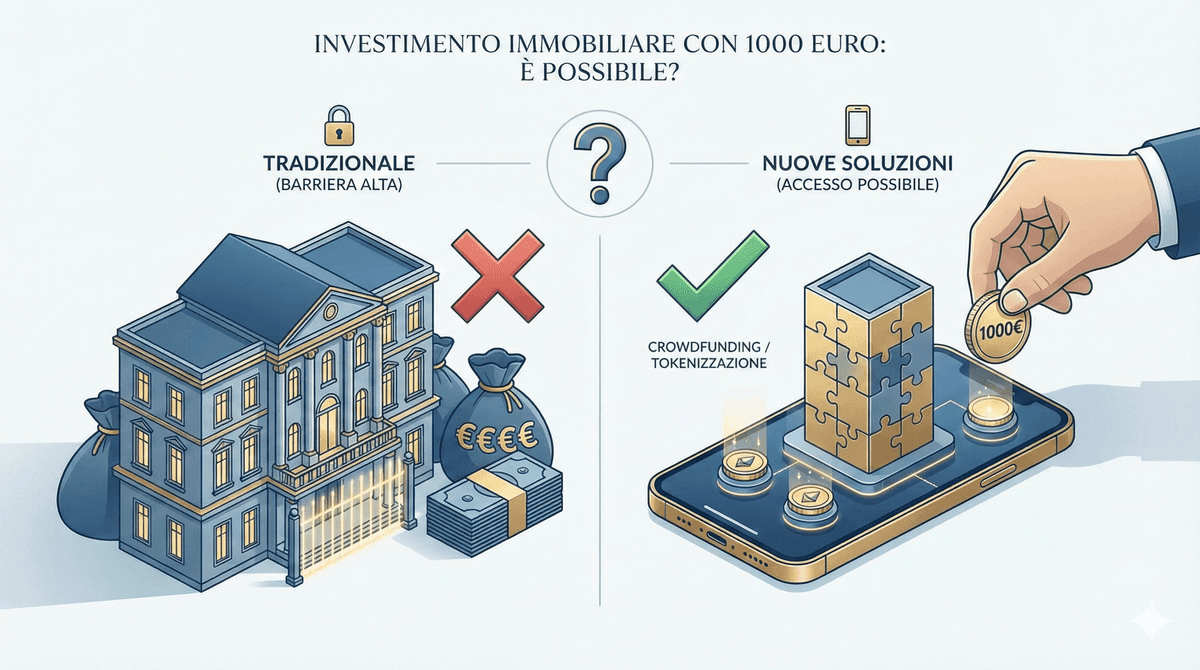 Investimento immobiliare con 1000 euro: è davvero possibile?