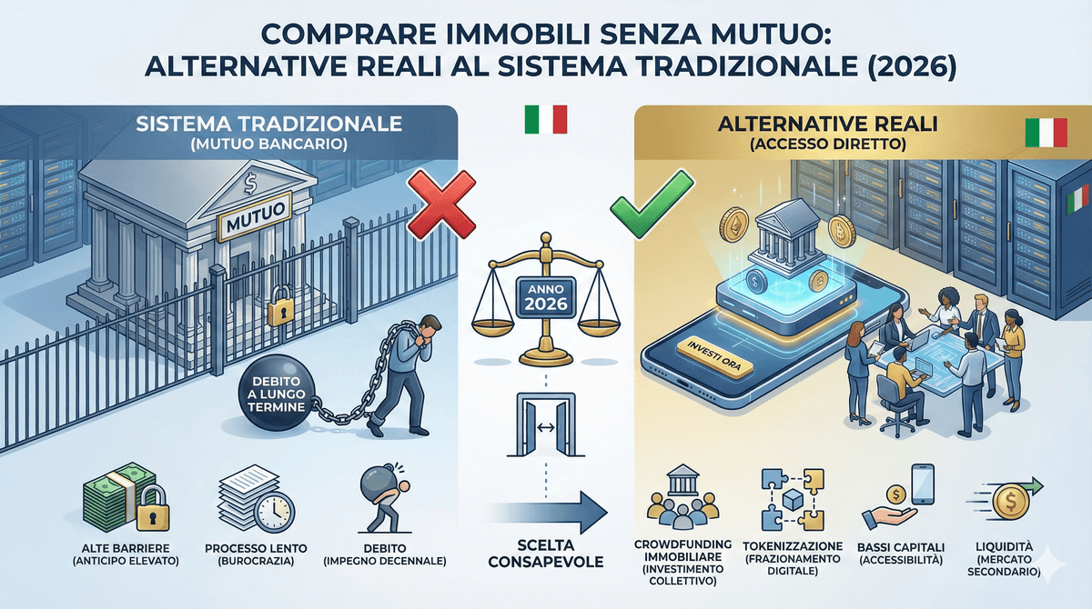 Come comprare immobili senza mutuo: alternative reali al sistema tradizionale
