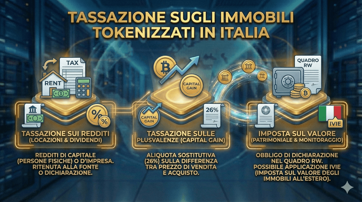 Tassazione sugli immobili tokenizzati in Italia