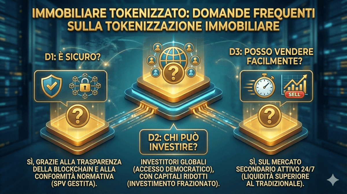 FAQ tokenizzazione immobiliare: risposte alle domande più comuni