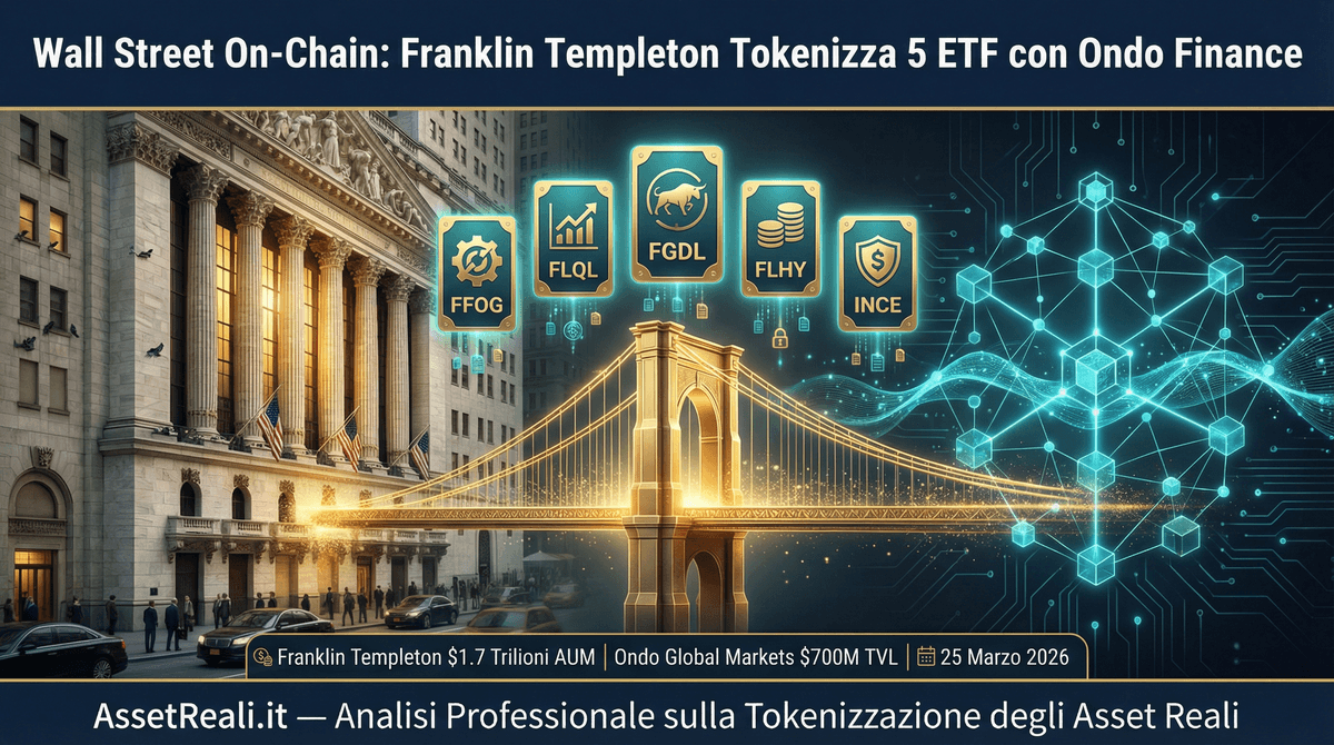 Wall Street On-Chain: Franklin Templeton Lancia 5 ETF Tokenizzati