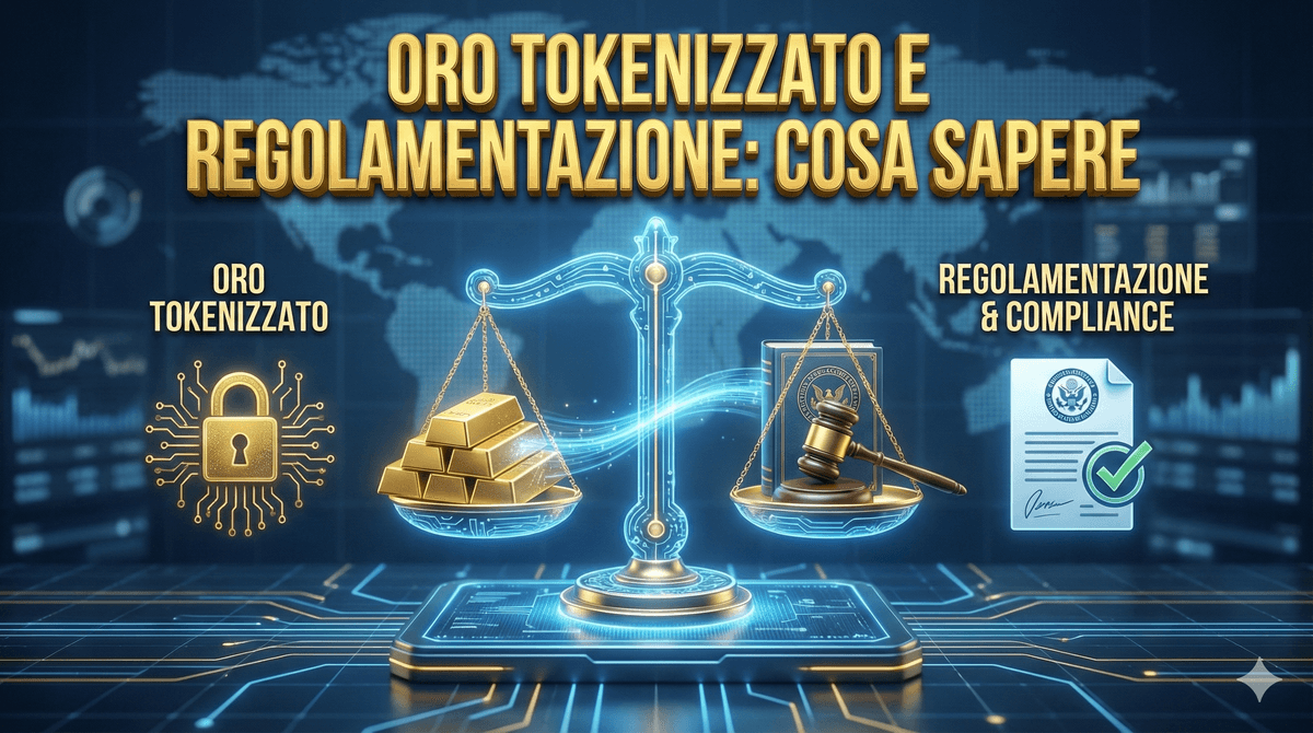 L'oro tokenizzato è regolamentato ? 