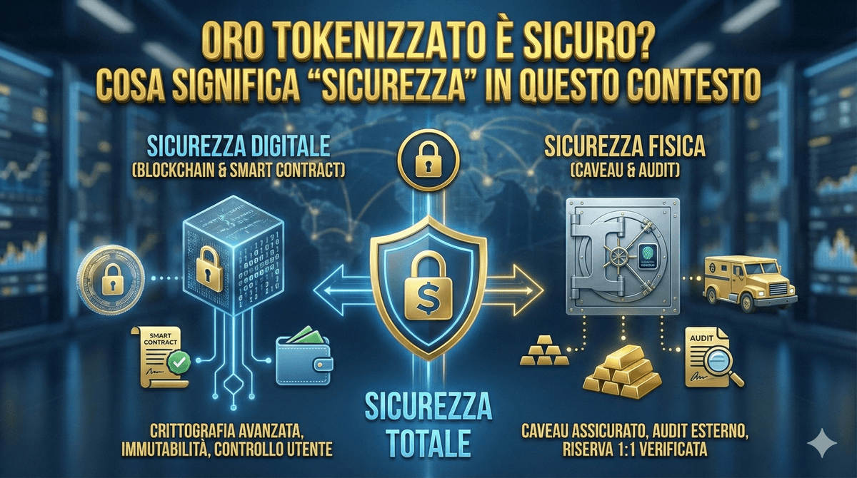 È sicuro l'oro tokenizzato:  Cosa significa “sicurezza” in questo contesto