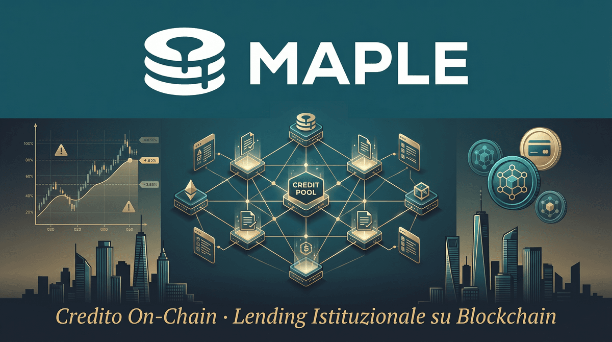 Maple: cos’è e come funziona il credito on-chain (con rischi elevati e struttura non regolamentata)