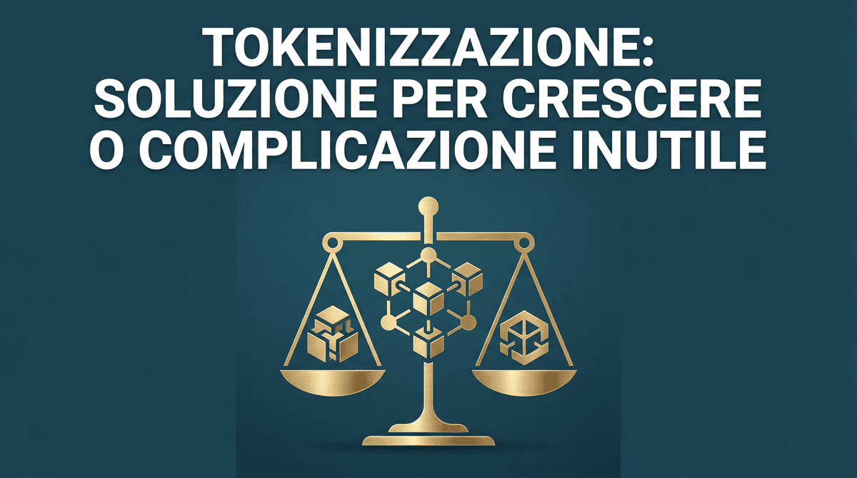 Tokenizzare è soluzione per crescere o complicazione inutile?