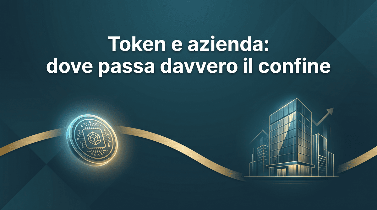 Token e azienda: dove passa davvero il confine