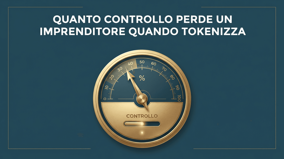 Quanto controllo perde un imprenditore quando tokenizza