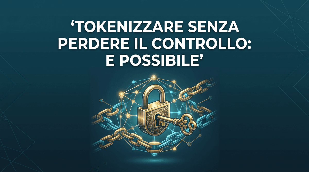 Tokenizzare una società o un'azienda senza perdere il controllo: è possibile?