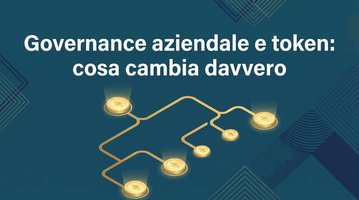Governance aziendale e token: cosa cambia davvero con usa società tokenizzata