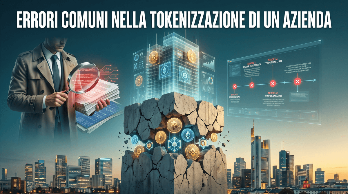 Errori comuni quando si tokenizza un'azienda o società