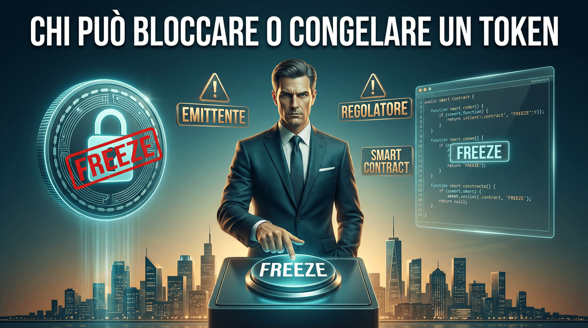 Chi può bloccare o congelare un token in un progetto tokenizzato (e in quali casi)
