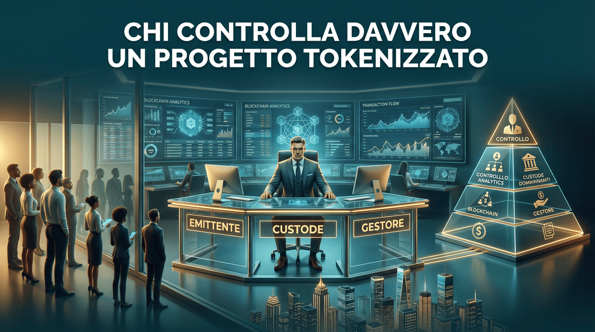 Chi controlla davvero un'infrastruttura tokenizzata : token holder, emittente o piattaforma?