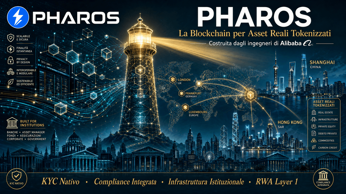 Pharos: la blockchain per asset reali tokenizzati costruita dagli ingegneri di Alibaba