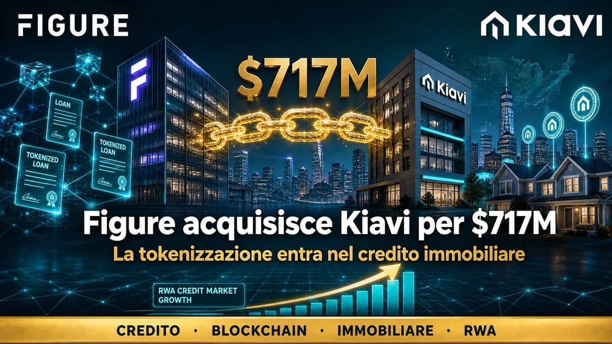 Figure acquisisce Kiavi per 717 milioni di dollari: la tokenizzazione entra sempre più nel mercato immobiliare