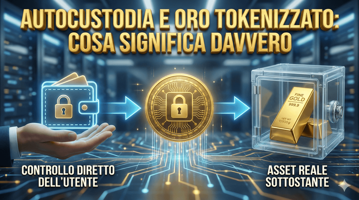 Dove detenere e quale wallet scegliere per l'oro tokenizzato: cosa significa davvero