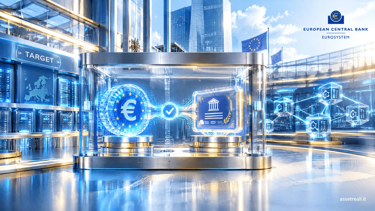 BCE lancia Pontes: la moneta di banca centrale arriva negli RWA
