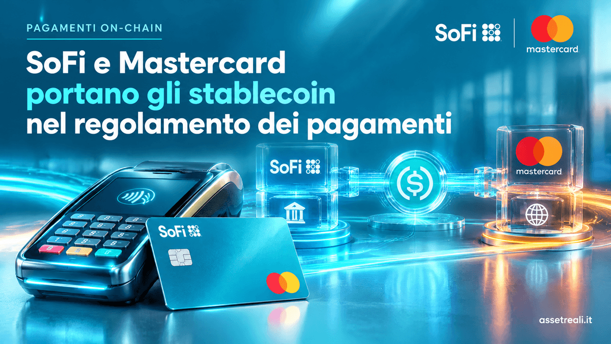SoFi e Mastercard portano gli stablecoin nel regolamento dei pagamenti