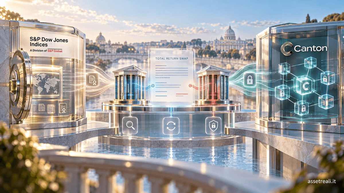 S&P Dow Jones e Canton Network: primo swap OTC basato su un indice tokenizzato